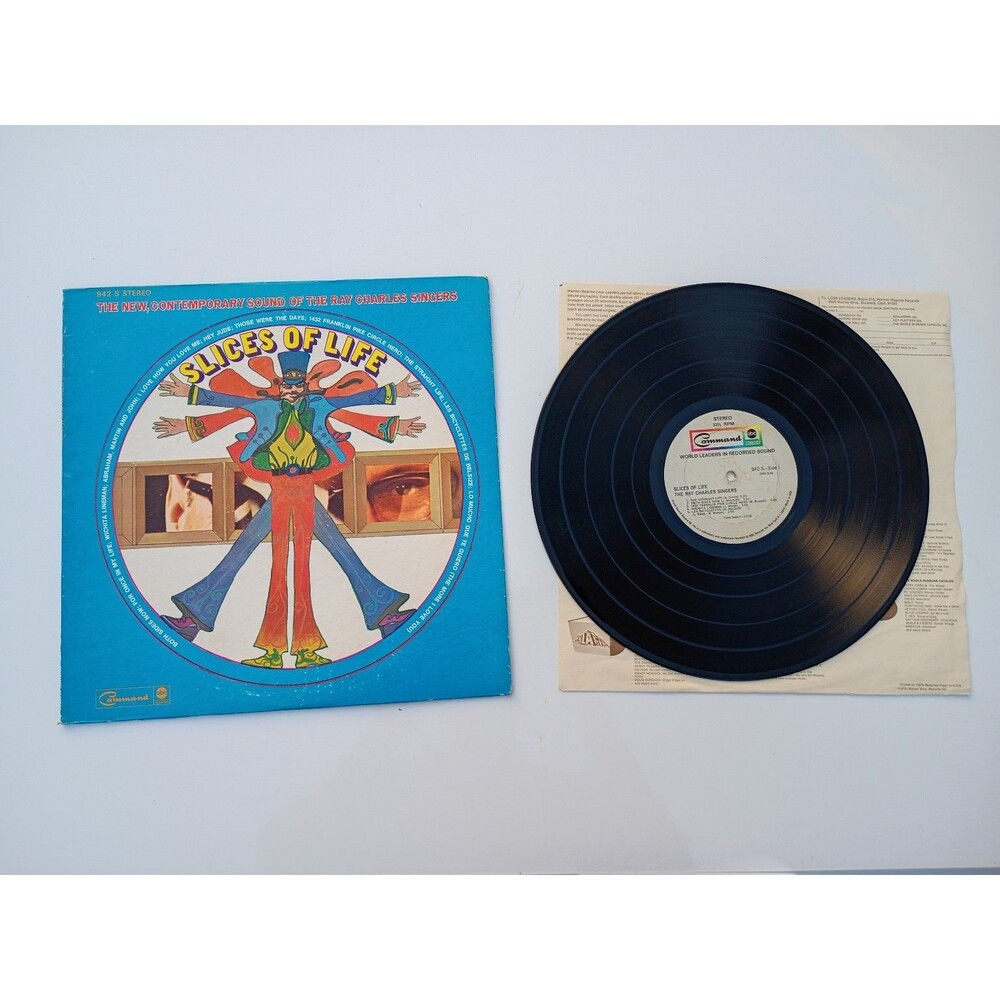 Ray Charles Singers – Slices of Life LP Record 1969 Command Stereo 33⅓ RPM